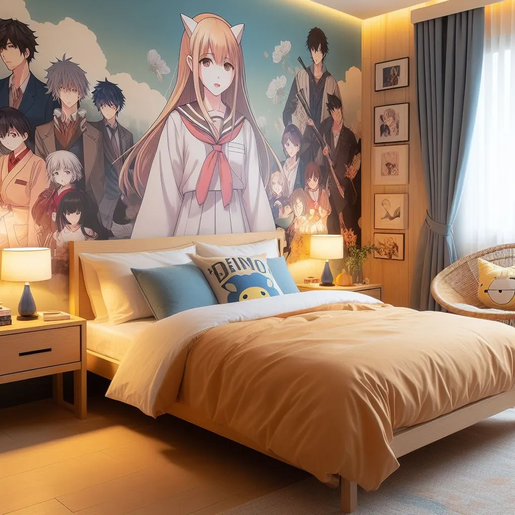otaku and monga bedroom decoration